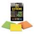 Post-it Extreme Notes Water-Resistant Self-Stick Notes, Multi-Colored, 3" x 3", 45 Sheets, 3/Pack (XTRM333TRYMX)