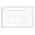 U Brands Magnetic Dry Erase Calendar with Decor Frame, 30 x 20, White Surface and Frame (2075U0001)
