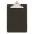 Universal Plastic Clipboard w/High Capacity Clip, 1", Holds 8 1/2 x 12, Translucent Black (40306)