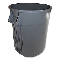 Gator Plus Container, 44 gal, Plastic, Gray (77443)