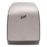 Scott Pro Electronic Hard Roll Towel Dispenser, 12.66 x 9.18 x 16.44, Brushed Silver (35609)