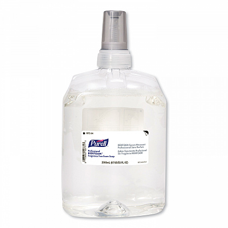 Professional REDIFOAM Foam Soap Refill, Fragrance-Free, 2,000 mL, 4/Carton (867204CT)
