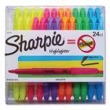 Sharpie Pocket Style Highlighters, Assorted Ink Colors, Chisel Tip, Assorted Barrel Colors, 24/Pack (1761791)