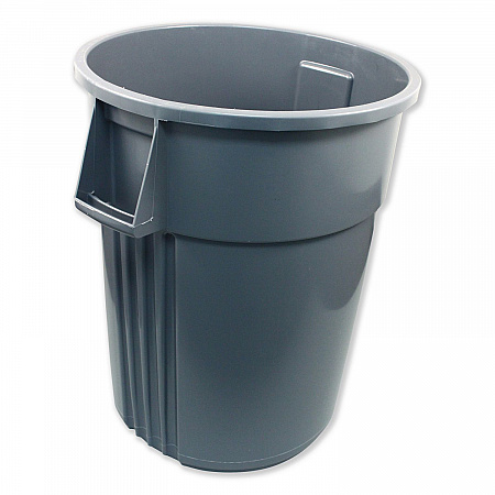 Gator Plus Container, 55 gal, Plastic, Gray (77553)