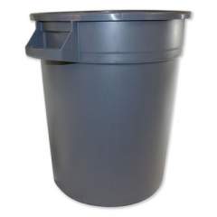 Impact Gator Waste Container, Round, Plastic, 20 gal, Gray (7720GRA)