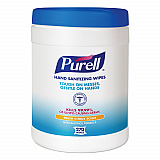 Sanitizing Hand Wipes, 6.75 x 6, Fresh Citrus, White, 270 Wipes/Canister (911306EA)