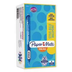 Paper Mate InkJoy 300 RT Ballpoint Pen, Retractable, Medium 1 mm, Blue Ink, Blue Barrel, 36/Pack (2082957)