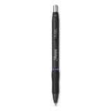 Sharpie S-Gel S-Gel High-Performance Gel Pen, Retractable, Bold 1 mm, Blue Ink, Black Barrel, Dozen (2096187)