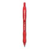 Paper Mate Profile Ballpoint Pen, Retractable, Medium 1 mm, Red Ink, Translucent Red Barrel, Dozen (2095454)