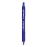 Paper Mate Profile Ballpoint Pen, Retractable, Medium 1 mm, Blue Ink, Translucent Blue Barrel, Dozen (2095462)