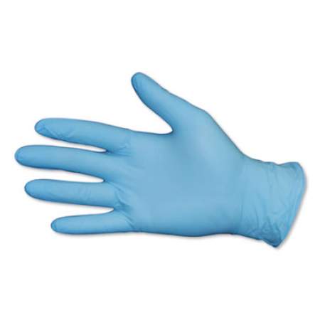 Impact Pro-Guard Disposable Powder-Free General-Purpose Nitrile Gloves, Blue, Large, 100/Box (8644LBX)