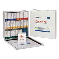 First Aid Only Unitized ANSI 2015 Compliant Class B Type III First Aid Kit for 100 People, 217 Pieces, Metal Case (90570)