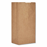Grocery Paper Bags, 4# Size, 30# Basis Weight, 5" x 3.13" x 9.88", Kraft, 500/Bundle (GK4500)