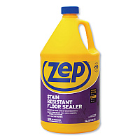 Stain Resistant Floor Sealer, 1 gal Bottle, 4/Carton (ZUFSLR128CT)