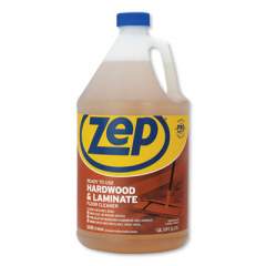 Zep Commercial Hardwood and Laminate Cleaner, Fresh Scent, 1 gal, 4/Carton (ZUHLF128CT)