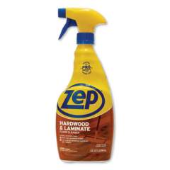 Zep Commercial Hardwood and Laminate Cleaner, 32 oz Spray Bottle, 12/Carton (ZUHLF32CT)