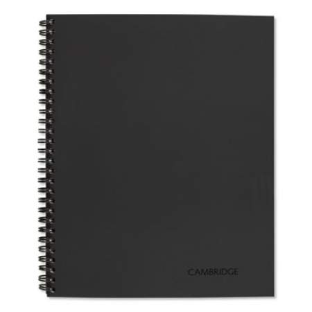Cambridge Wirebound Guided QuickNotes Notebook, 1 Subject, List-Management Format, Dark Gray Cover, 11 x 8.5, 80 Sheets (06066)