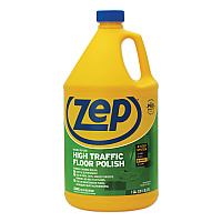 High Traffic Floor Polish, 1 gal Bottle (ZUHTFF128EA)