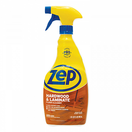 Hardwood and Laminate Cleaner, Fresh Scent, 32 oz Spray Bottle (ZUHLF32EA)