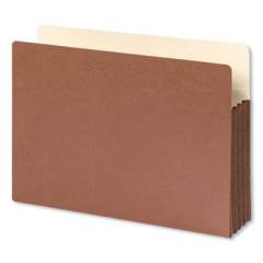 Smead Redrope Drop-Front File Pockets w/ Fully Lined Gussets, 3.5" Expansion, Legal Size, Redrope, 10/Box (74264)