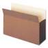 Smead Redrope Drop-Front File Pockets w/ Fully Lined Gussets, 5.25" Expansion, Legal Size, Redrope, 10/Box (74274)