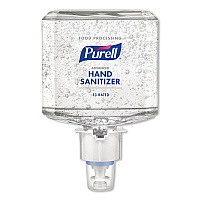 Advanced E3-Rated Instant Hand Sanitizer Gel, 1,200 mL Refill, Fragrance-Free, For ES4 Dispensers, 2/Carton (506102)