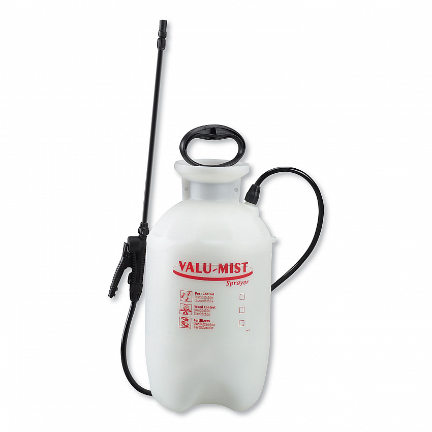2 Gallon Valu Mist Tank Sprayer, 0.38" x 32" Hose, White (150002)