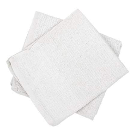 HOSPECO Counter Cloth/Bar Mop, White, Cotton, 60/Carton (536605DZBX)