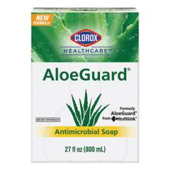 Clorox Healthcare AloeGuard Antimicrobial Soap, Aloe Scent, 27 oz Bag, 12/Carton (32379)