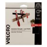 VELCRO Low-Profile Industrial-Strength Heavy-Duty Fasteners, 1" x 10 ft, Black (91100)