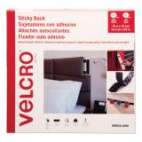 VELCRO Sticky-Back Fasteners, Removable Adhesive, 0.75" x 49 ft, Black (30631)