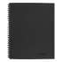 Cambridge Wirebound Business Notebook, 1 Subject, Wide/Legal Rule, Black Cover, 11 x 8.5, 80 Sheets (06062)
