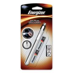 Energizer LED Pen Light, 2 AAA Batteries (Included), Silver/Black (PLED23AEH)