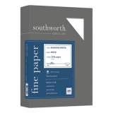 Southworth 25% Cotton Diamond White Business Paper, 95 Bright, 20 lb, 8.5 x 11, 500/Ream (3122010)