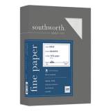 Southworth Granite Specialty Paper, 24 lb, 8.5 x 11, Gray, 500/Ream (914C)