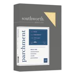 Southworth Parchment Specialty Paper, 24 lb, 8.5 x 11, Gold, 500/Ream (994C)