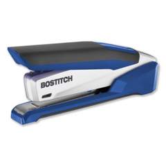 Bostitch InPower Spring-Powered Premium Desktop Stapler, 28-Sheet Capacity, Blue/Silver (1118)