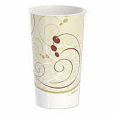 Double Sided Poly Paper Cold Cups, 44 oz, Symphony Design, 40/Pack, 12 Packs/Carton (TPH445PSYM)