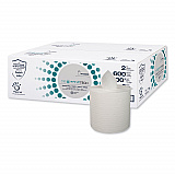 DissolveTech Center-Pull Paper Towel, 1-Ply, 7.6 x 10, White, 600 Sheets/Roll, 6 Rolls/Carton (410334)