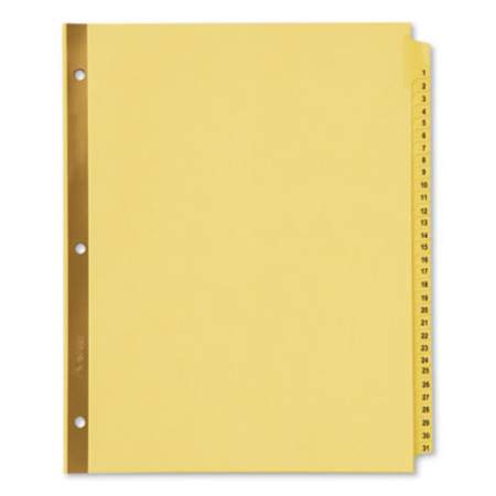 Avery Preprinted Laminated Tab Dividers w/Gold Reinforced Binding Edge, 31-Tab, Letter (11308)