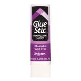 Avery Permanent Glue Stic, 0.26 oz, Applies Purple, Dries Clear (00216)