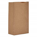 Grocery Paper Bags, 3# Size, Extra-Heavy-Duty, 50# Basis Weight, 4.74" x 2.91" x 8.66", Kraft, 500/Bundle (GX3500)