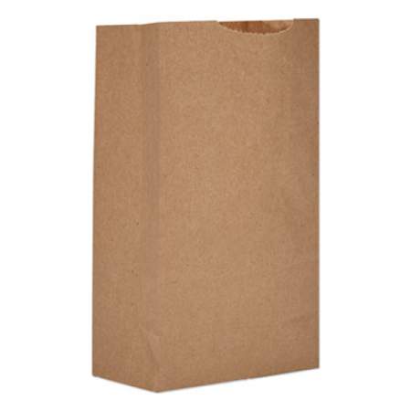General Grocery Paper Bags, 52 lbs Capacity, #3, 4.75"w x 2.94"d x 8.04"h, Kraft, 500 Bags (GX3500)