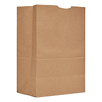 Grocery Paper Bags, 1/6 BBL Size, 57# Basis Weight, 12" x 7" x 17", Kraft, 500/Bundle (SK1657)