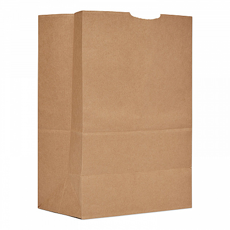 Grocery Paper Bags, 1/6 BBL Size, 57# Basis Weight, 12