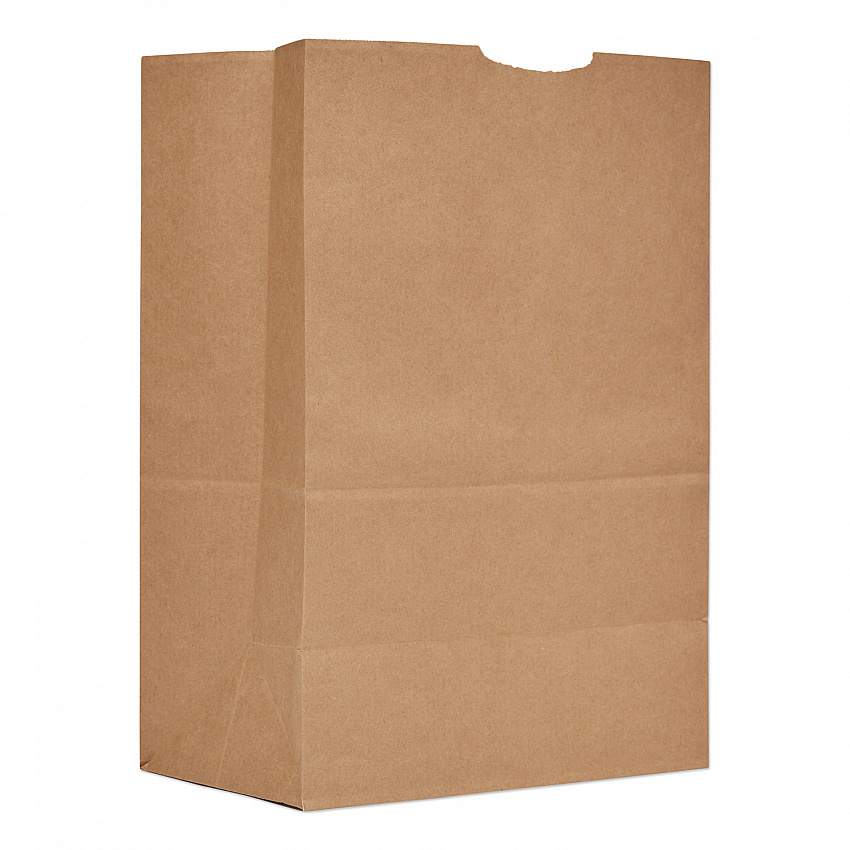Grocery Paper Bags, 1/6 BBL Size, 57# Basis Weight, 12" x 7" x 17", Kraft, 500/Bundle (SK1657)