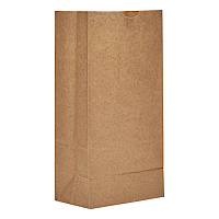 Grocery Paper Bags, 8# Size, Heavy-Duty, 50# Basis Weight, 6" x 3.88" x 12.5", Kraft, 500/Bundle (GH8500)