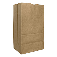 Grocery Paper Bags, 25# Squat Size, Extra-Heavy-Duty, 60# Basis Weight, 8.25" x 5.25" x 16.13", Kraft, 500/Bundle (GX2560S)