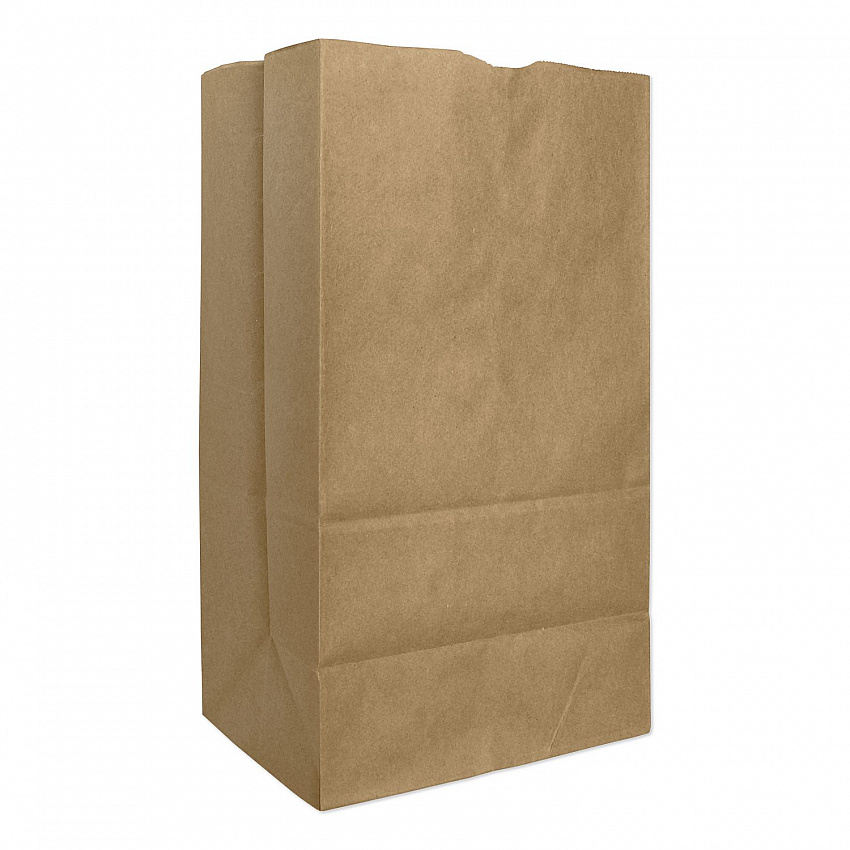 Grocery Paper Bags, 25# Squat Size, Extra-Heavy-Duty, 60# Basis Weight, 8.25" x 5.25" x 16.13", Kraft, 500/Bundle (GX2560S)