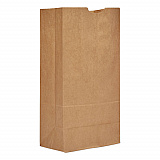 Grocery Paper Bags, 20# Size, 40# Basis Weight, 8.25" x 5.25" x 16.13", Kraft, 500/Bundle (GK20500)
